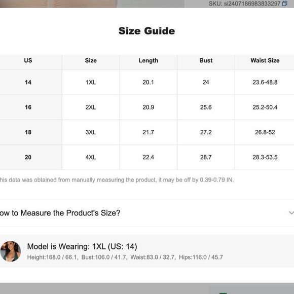 NEW SHEIN ShapeโPlus-Size Solid Color Minimalist Everyday Shapewear Romper 3X - Picture 7 of 12